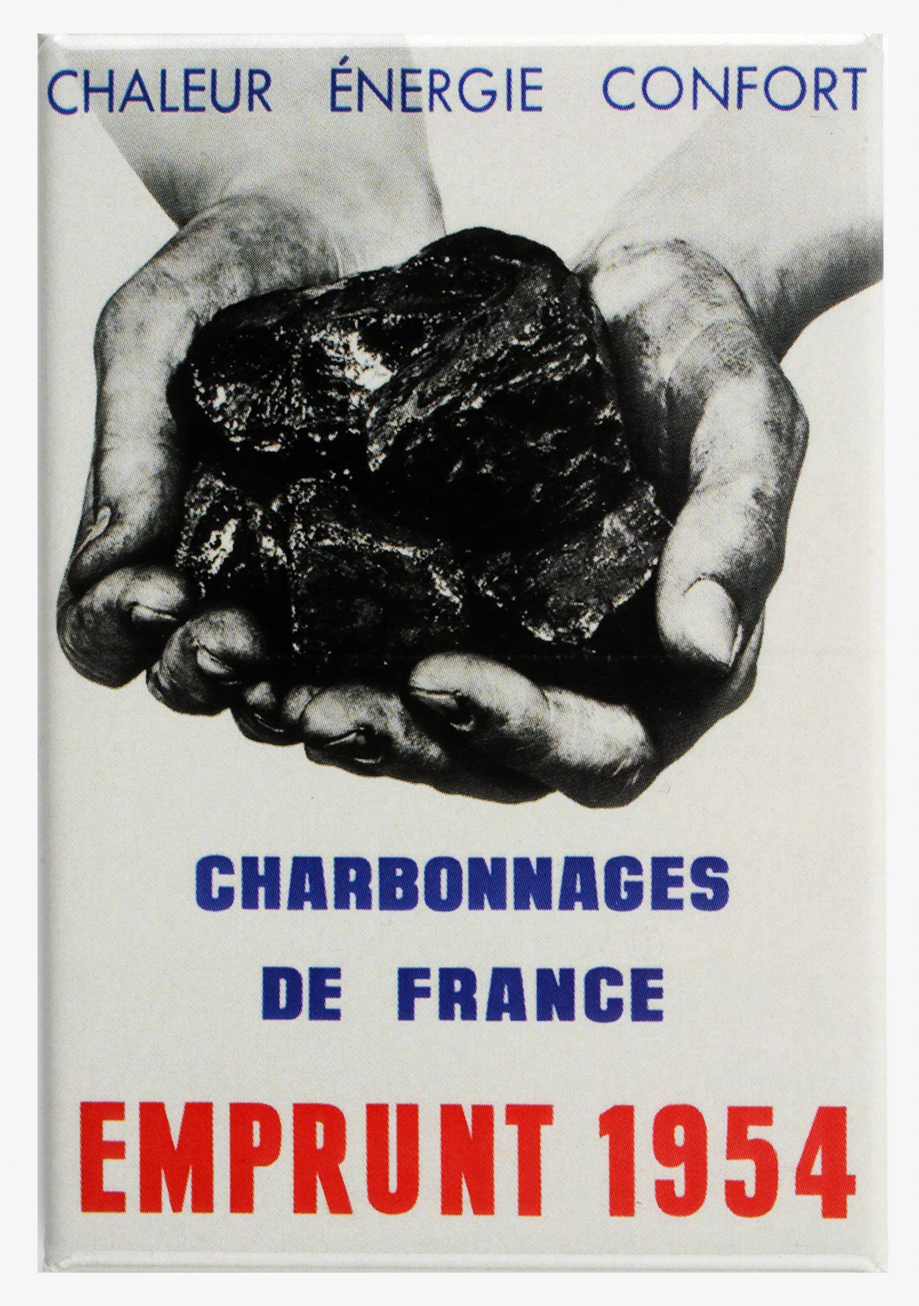 AFFICHE CHARBONNAGES DE FRANCE